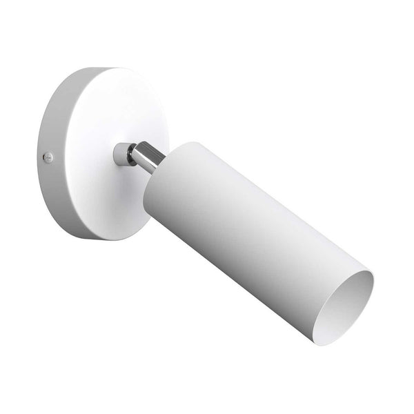 Lámpara orientable Metal con pantalla Tub-E14, o aplique para pared o techo