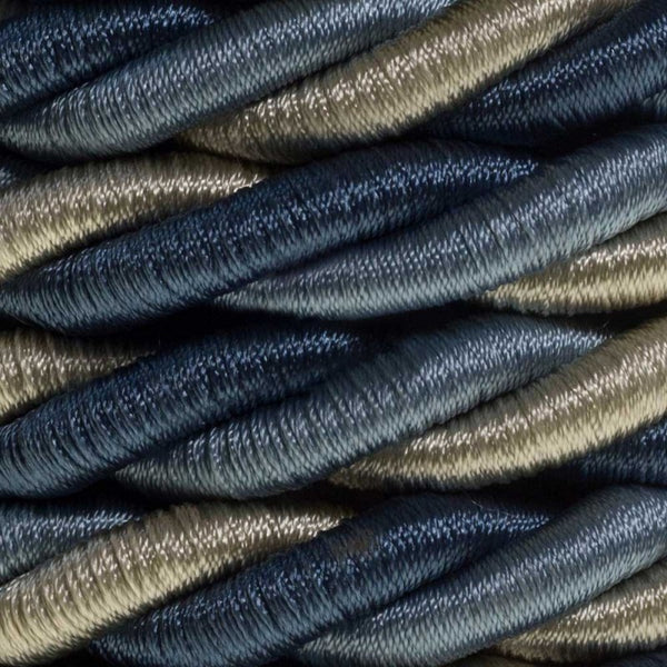 Cordón 2XL ø24mm en tejido azul Bernadotte - TG08
