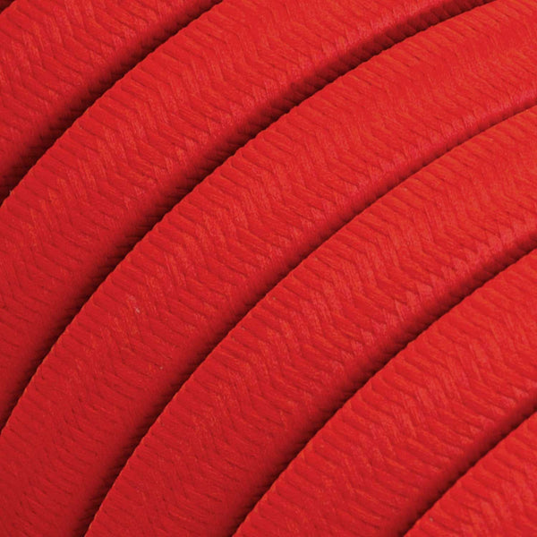 Cable para guirnalda tejido en rojo - CM09