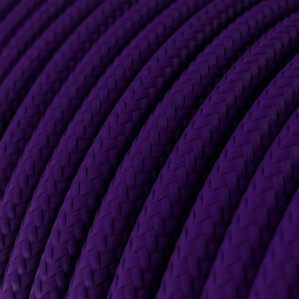 Cable redondo tejido en púrpura - RM14