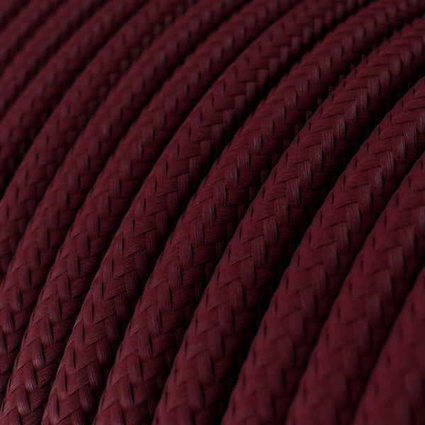 Cable redondo tejido en Burdeos - RM19