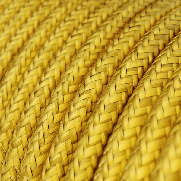Cable redondo tejido en limón - RM31